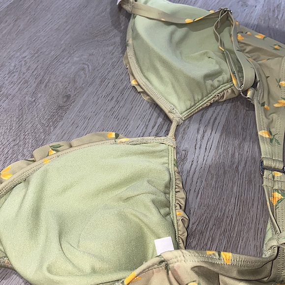 LC Lauren Conrad Light Green/Lemon Bikini set Women’s - Picture 11 of 11
